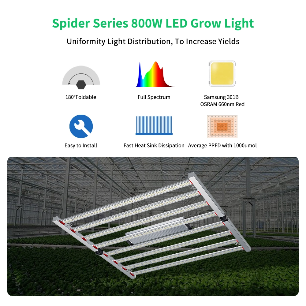 Full Spectrum Horticulture LED Grow Light Dimmable Osram and Samsung LED Lamp for Indoor Plants
