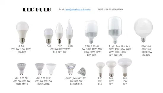 Bombilla LED Lámpara E27/E40 80W ED Bombilla de alta potencia IP65