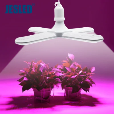 Jesled bombilla LED de alta potencia para cultivo de plantas, lámpara de cultivo UFO LED E27 para invernadero de plantas de interior con longitud de onda UV IR roja y azul
